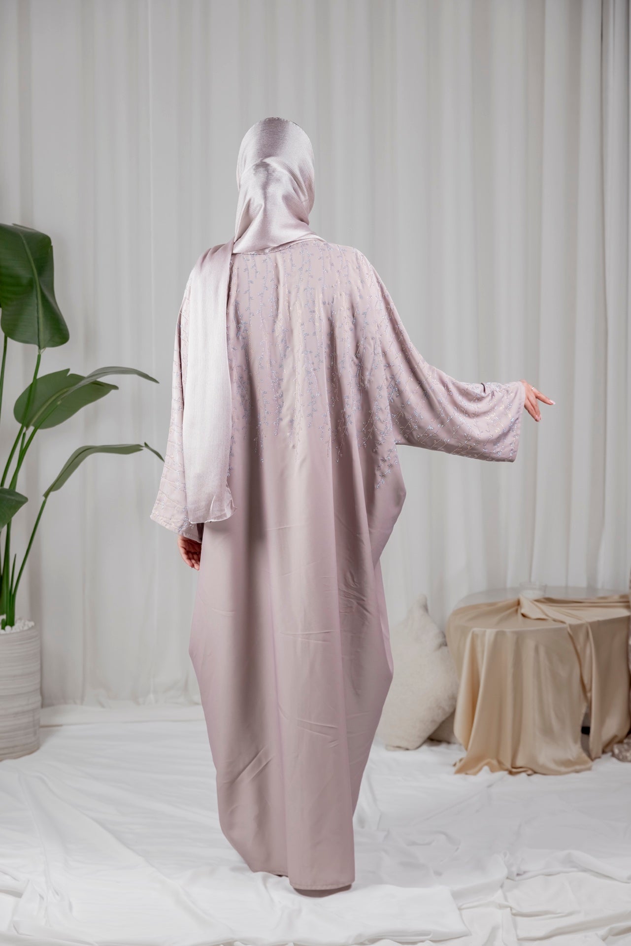 Rimaya Abaya - Pink