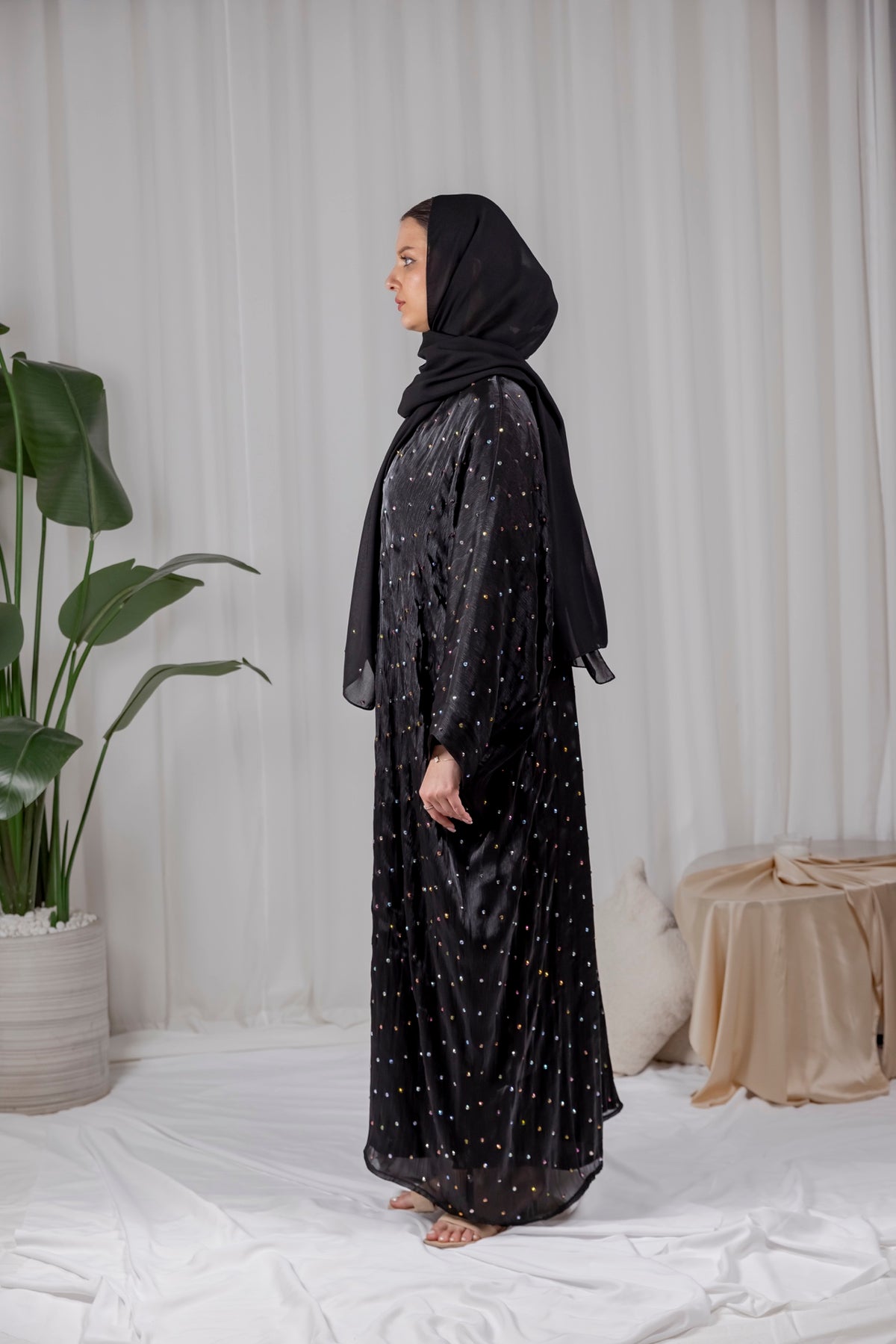 Sairis Abaya - Black Rainbow