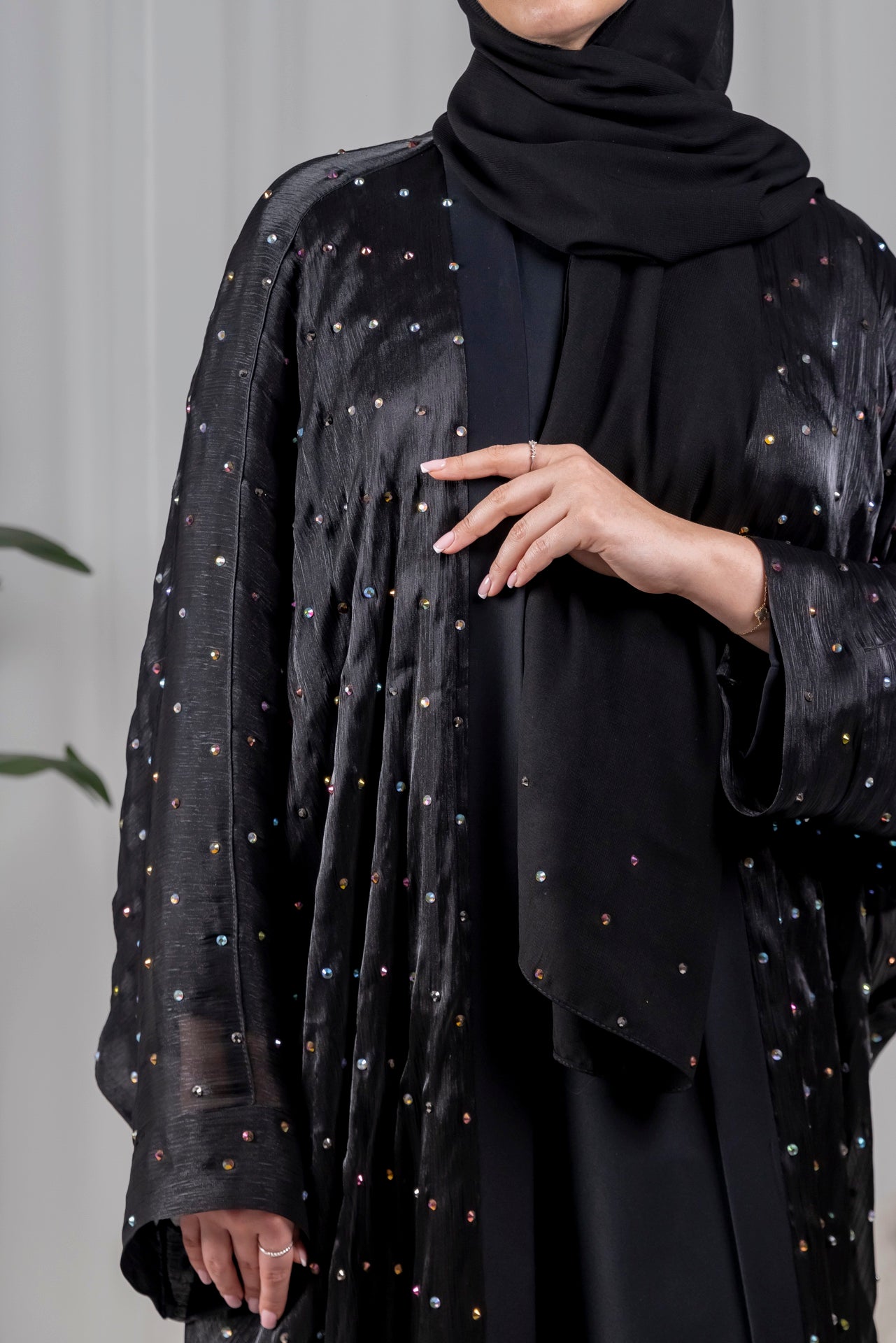 Sairis Abaya - Black Rainbow