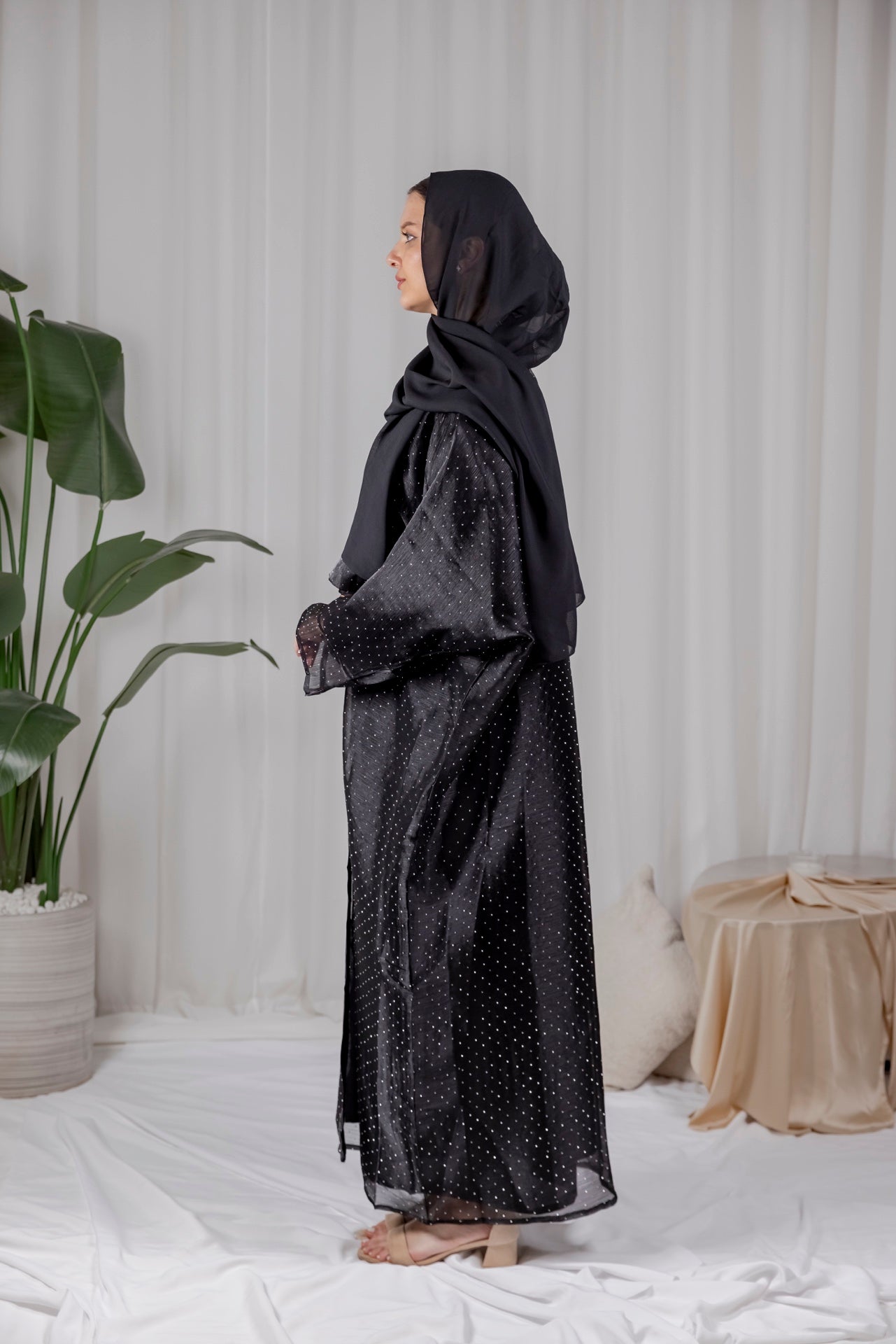 Diamond Abaya - Black