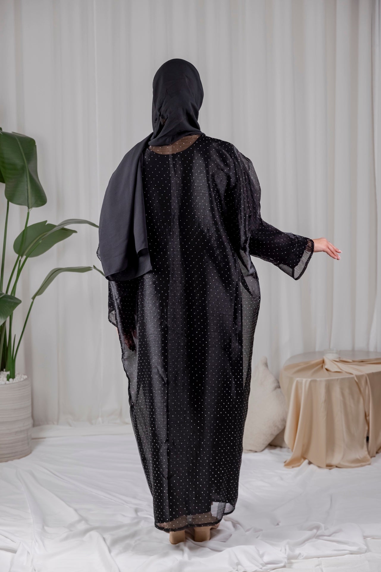 Diamond Abaya - Black