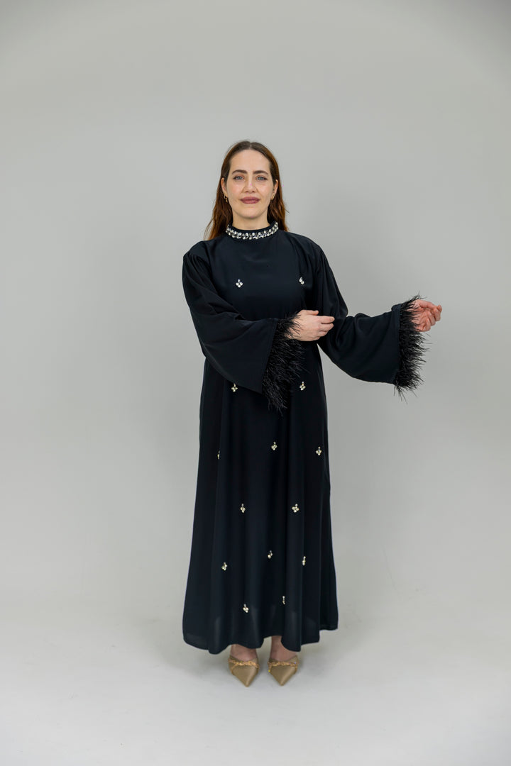 Wunder-Abaya | Schwarz