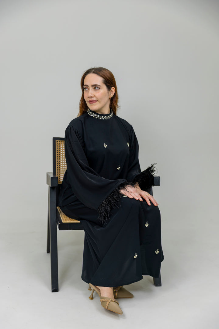 Wunder-Abaya | Schwarz