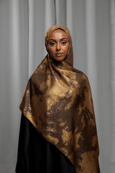 Luxury Series Hijab -  Golden Bronze