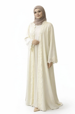 Load image into Gallery viewer, Ophelia Grace Ivory Lace Abaya
