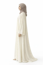 Load image into Gallery viewer, Ophelia Grace Ivory Lace Abaya